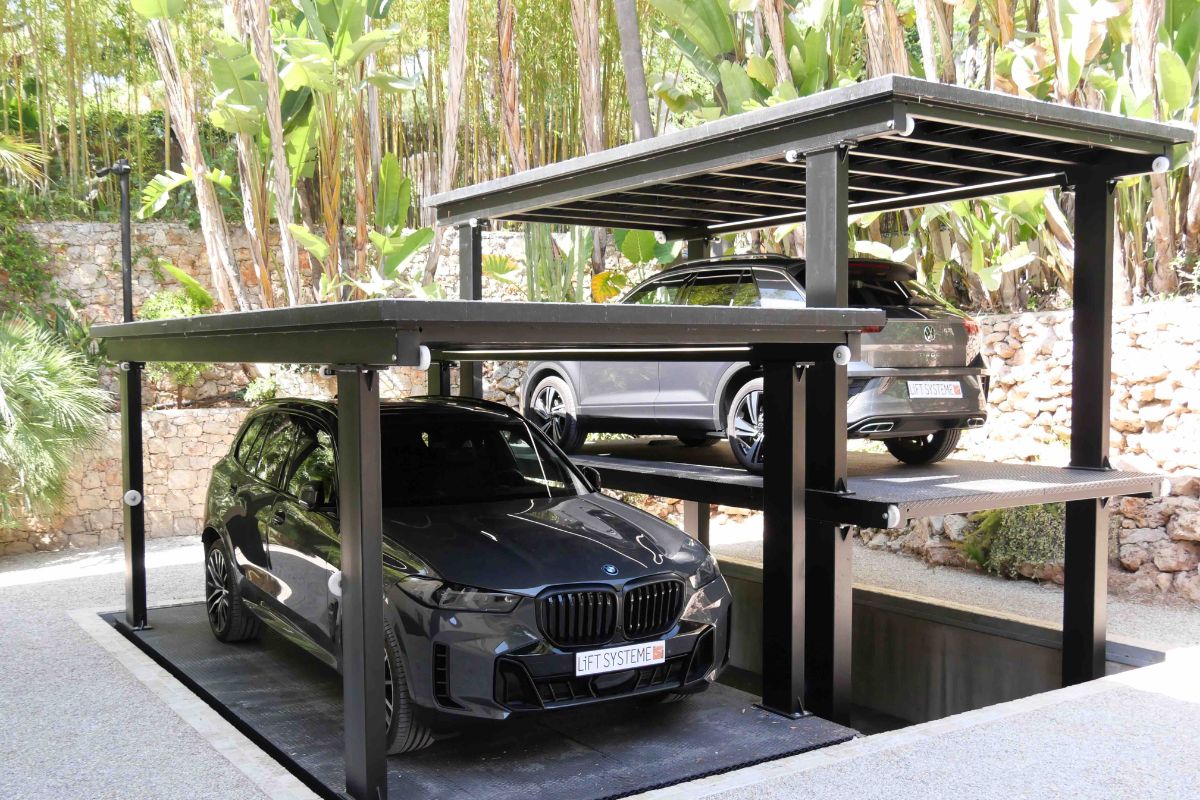 Garage souterrain villa