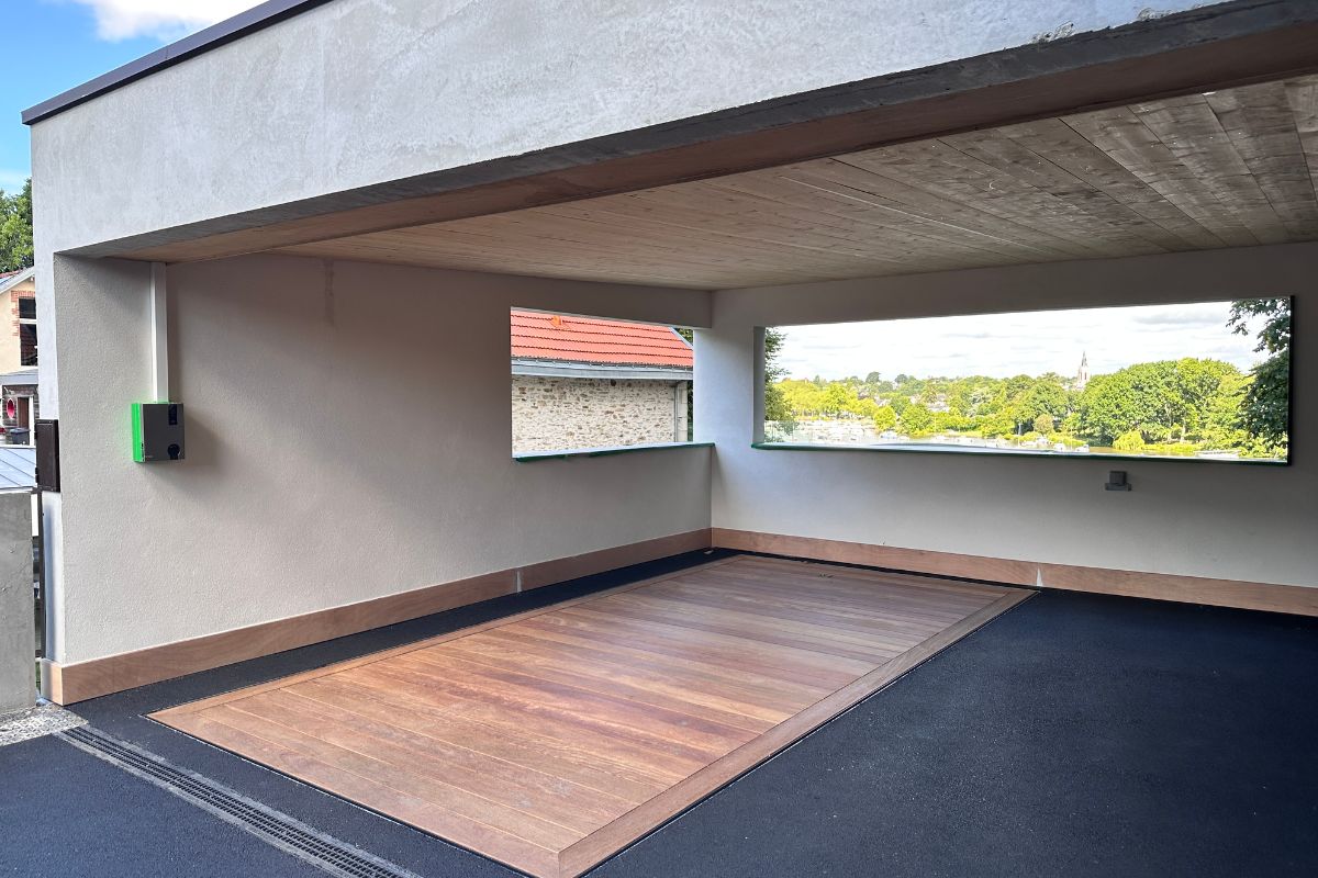 Carport enterré sur-mesure