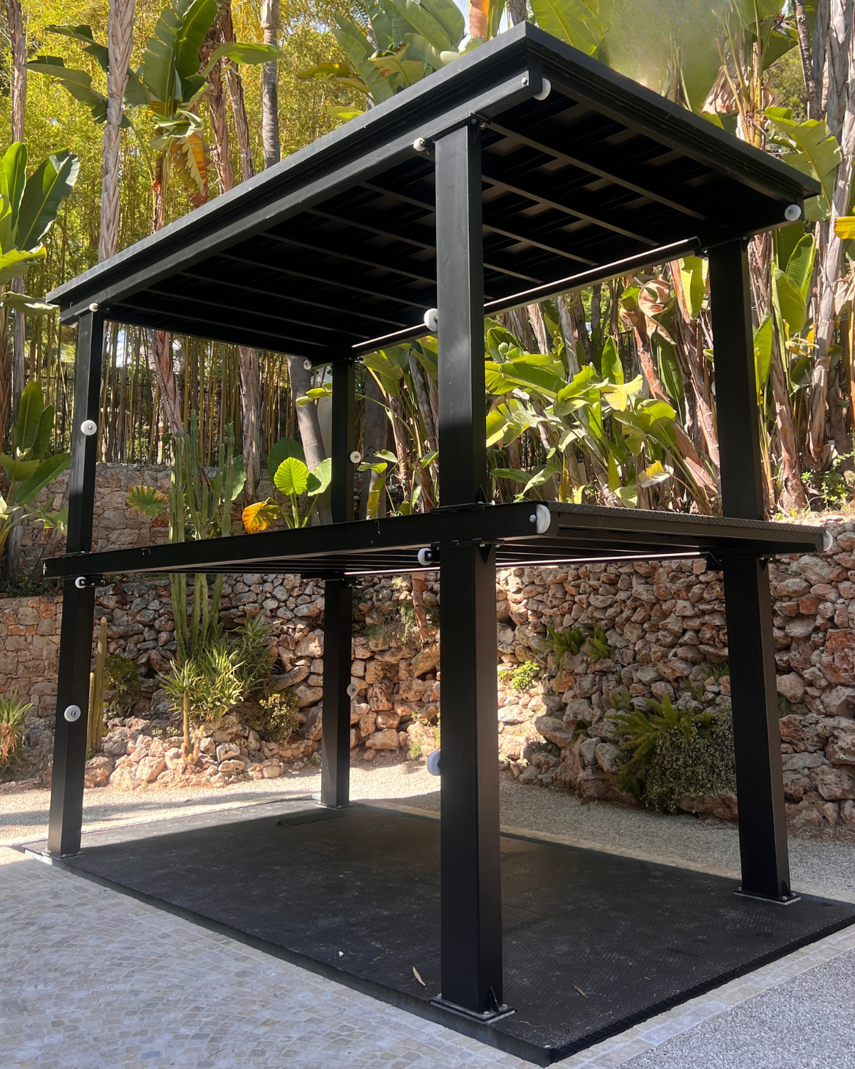 Installation double parking souterrain